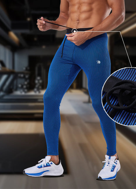 Ribbed Compression Sports Pants - Sidiou Group