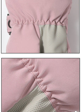 ribbed elastic cuffs with machine embroidery