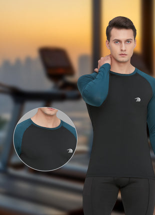 round neck quick drying long sleeved top