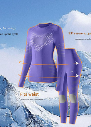 seamless thermal ski base layer set