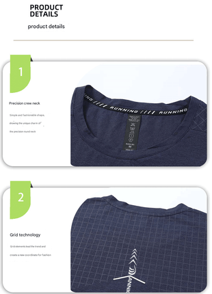 Short - Sleeved Breathable Running T-shirts - Sidiou Group