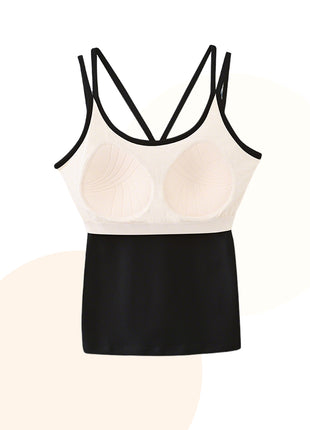 simple comfortable double strap camisole