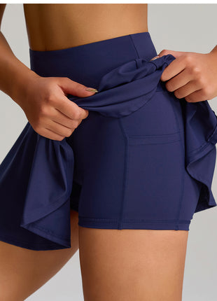 skort with built in shorts
