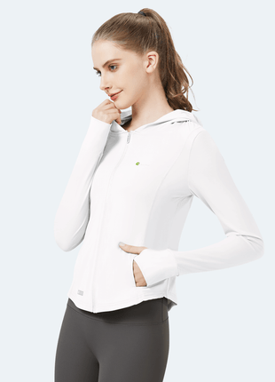 Slim Fit Hooded Sun Protection Jacket - Sidiou Group