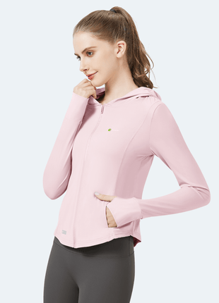 Slim Fit Hooded Sun Protection Jacket - Sidiou Group