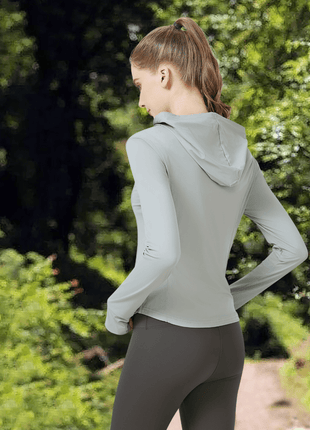 Slim Fit Hooded Sun Protection Jacket - Sidiou Group
