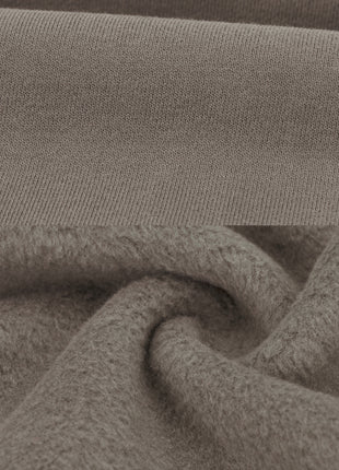 solid color fleece lined hoodie