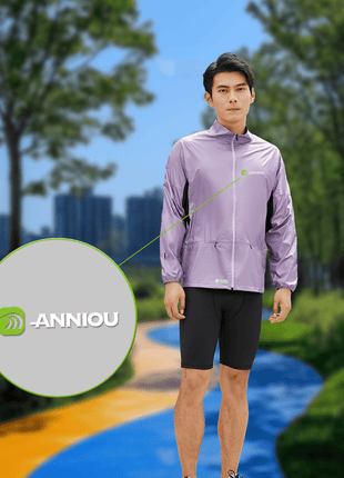 Stand Collar UV Protection Windbreaker - Sidiou Group