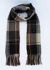 Striped Dark Brown Plaid