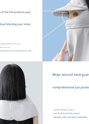 Sun Protection Visor Neck Gaiter - Sidiou Group