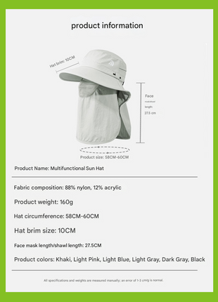 Outdoor Men Anti Uv Sun Hat