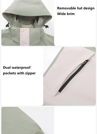 Three - in - one Climbing Jacket - Sidiou Group