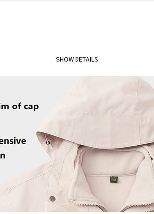 Three - in - One Detachable Waterproof Mountaineering Jackets - Sidiou Group