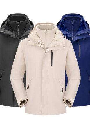 Three - in - One Detachable Waterproof Mountaineering Jackets - Sidiou Group