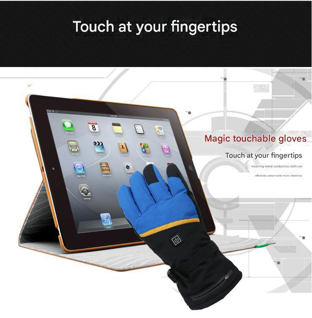 touch screen heating gloves