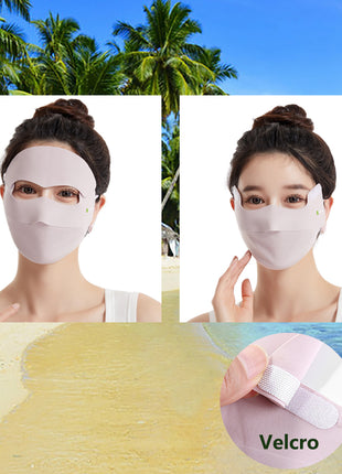 two stage detachable sunscreen mask