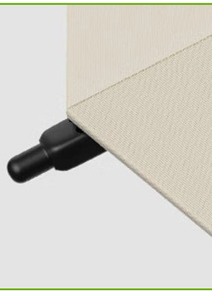umbrella canopy with reinforced rib tip detail