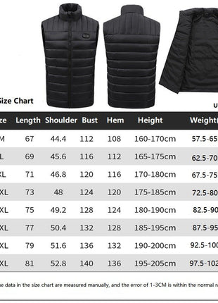 Unisex 15 Area Smart Heated Gilet - Sidiou Group