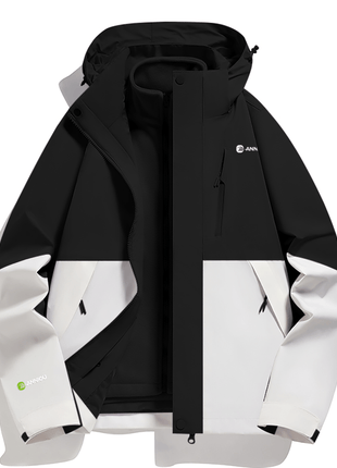 Unisex 3 - in - 1 Removable Polar Fleece Hiking Jacket - Sidiou Group