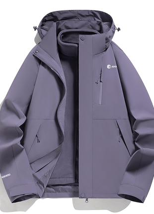 Unisex 3 - in - 1 Removable Polar Fleece Hiking Jacket - Sidiou Group