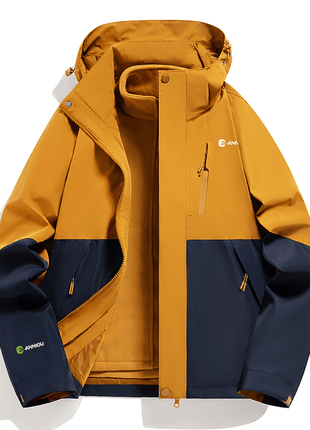 Unisex 3 - in - 1 Removable Polar Fleece Hiking Jacket - Sidiou Group