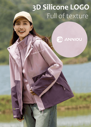 Unisex 3 - in - 1 Removable Polar Fleece Hiking Jacket - Sidiou Group