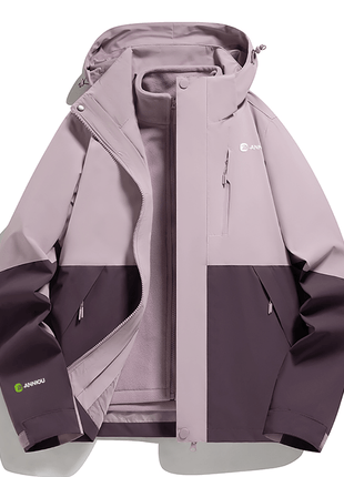 Unisex 3 - in - 1 Removable Polar Fleece Hiking Jacket - Sidiou Group