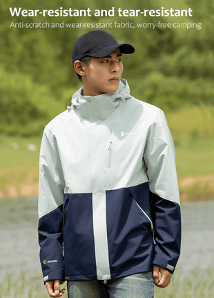 Unisex 3 - in - 1 Removable Polar Fleece Hiking Jacket - Sidiou Group