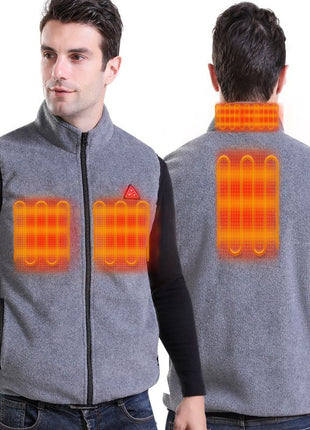 Unisex Fleece Heated Vest - Sidiou Group