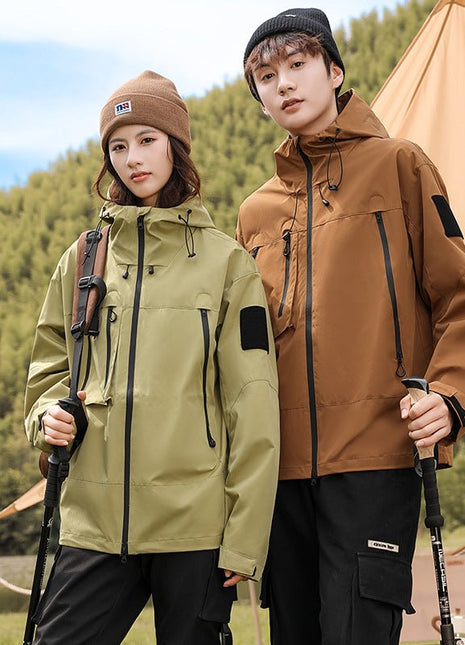 Unisex Hooded Waterproof Jacket - Sidiou Group