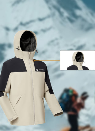 unisex hooded windbreaker