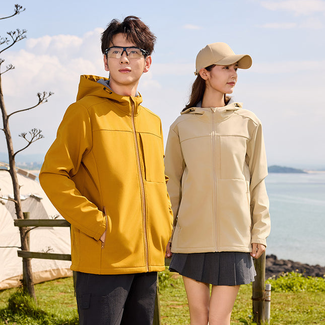 unisex softshell hiking jacket