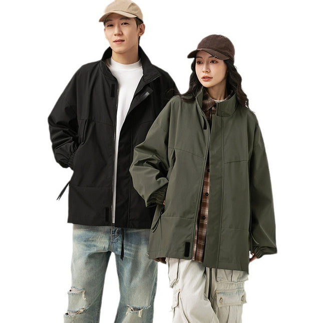 unisex waterproof windbreaker