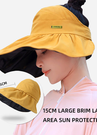 UPF50+ UV Vinyl Sun Protection Top Hat - Sidiou Group