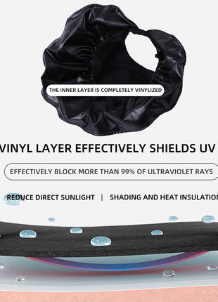 UPF50+ UV Vinyl Sun Protection Top Hat - Sidiou Group