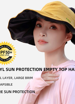 UPF50+ UV Vinyl Sun Protection Top Hat - Sidiou Group