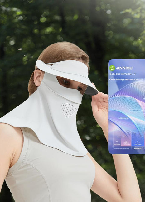 Uv Protection Ice Silk Sunshade Face Mask - Sidiou Group