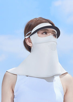 Uv Protection Ice Silk Sunshade Face Mask - Sidiou Group