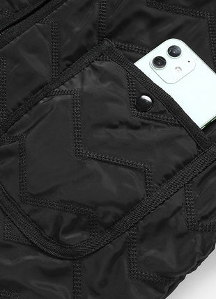 v neck heated vest with utility pockets