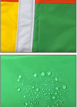 waterproof fabric and hidden zipper