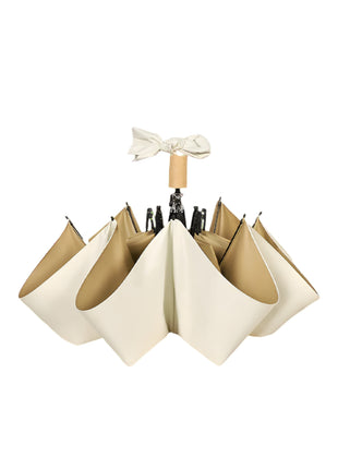 white brown manual color coated umbrella