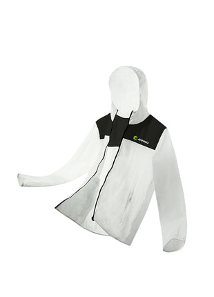 white uv protection windbreaker jacket