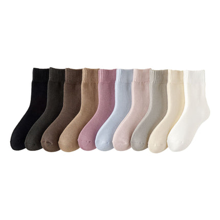 wholesale womens mid calf fleece socks