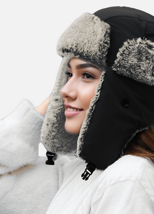 womens electric heated trapper hat