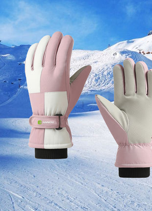 womens fleece lined ski gloves