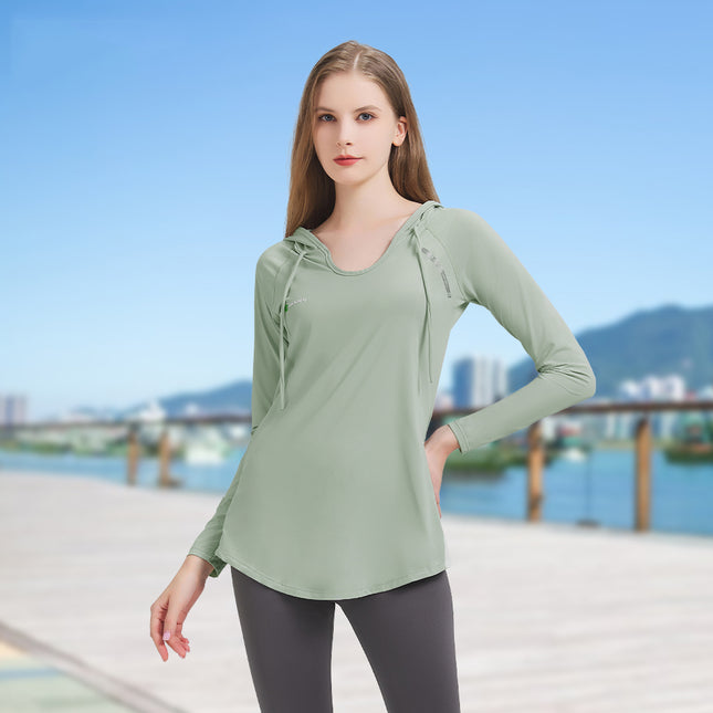 womens green v neck sweatshirt