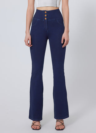 Women's high-waisted stretch jeans