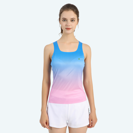 womens seamless gradient marathon vest