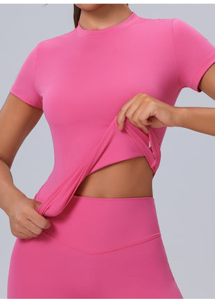 womens stretch fitness t shirt