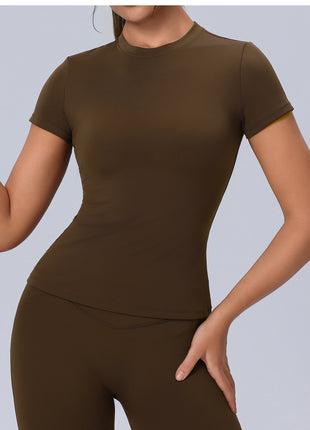 women short sleeve activewear top